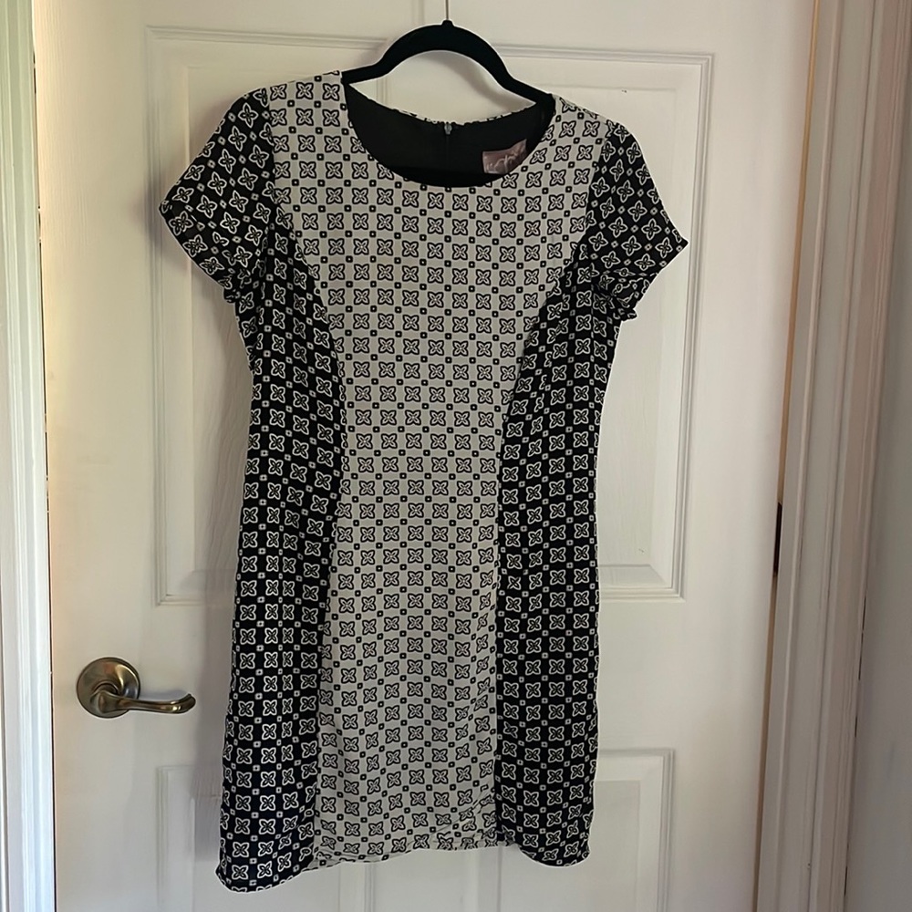 Romeo and Juliet Couture white and black dress.